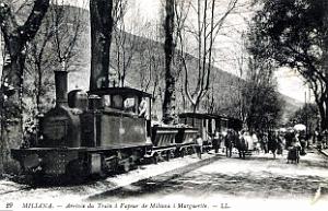 Miliana - Arrivee du train
